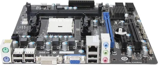 Alt view image 2 of 5 - MSI A55M-P33 FM1 AMD A55 (Hudson D2) Micro ATX AMD Motherboard with UEFI BIOS