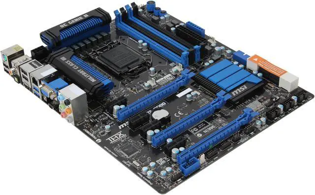 Main image of MSI Z77A-GD80 LGA 1155 Intel Z77 HDMI USB 3.0 ATX Intel Motherboard with UEFI BIOS and Thunderbolt