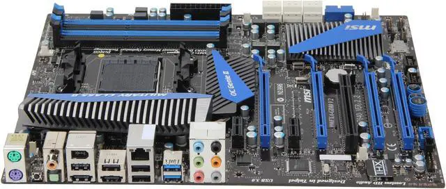 Alt view image 2 of 5 - MSI 990FXA-GD80 V2 AM3+ AMD 990FX + SB950 USB 3.0 ATX AMD Motherboard