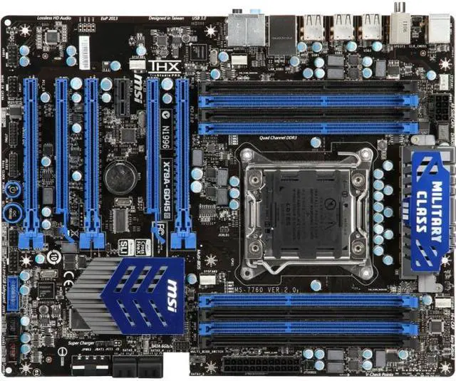 Main image of MSI X79A-GD45 (8D) Desktop Motherboard - Intel X79 Express Chipset - Socket R LGA-2011