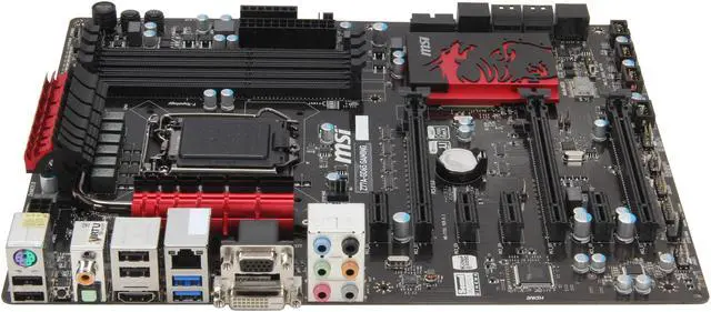 Alt view image 2 of 5 - MSI Z77A-GD65 Gaming LGA 1155 Intel Z77 HDMI USB 3.0 ATX Intel Motherboard
