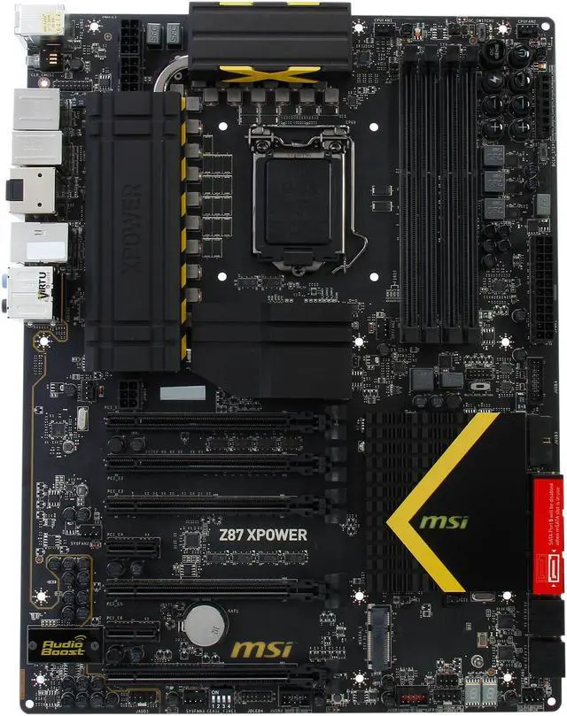 Alt view image 3 of 5 - MSI Z87 XPOWER LGA 1150 Intel Z87 HDMI USB 3.0 XL ATX Extreme Flagship High Performance Quad CFX/ Triple SLI Intel Motherboard