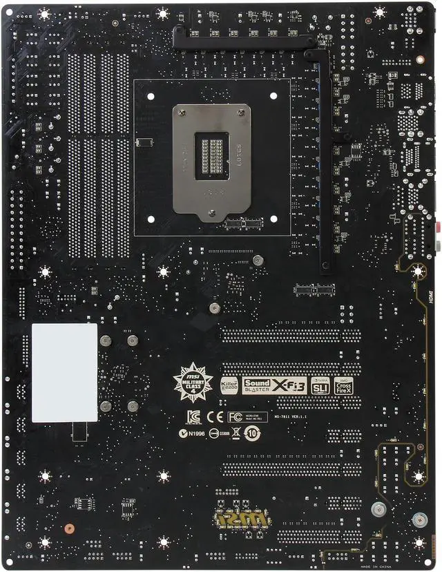 Alt view image 4 of 5 - MSI Z87 XPOWER LGA 1150 Intel Z87 HDMI USB 3.0 XL ATX Extreme Flagship High Performance Quad CFX/ Triple SLI Intel Motherboard