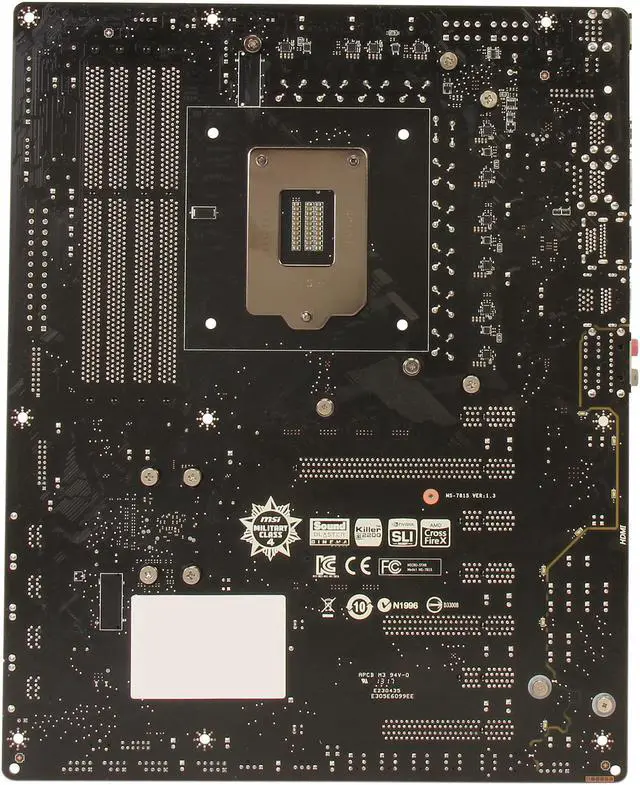 Alt view image 4 of 5 - MSI Z87 MPOWER Max LGA 1150 Intel Z87 HDMI USB 3.0 ATX Extreme OC Flagship High Performance Triple CFX/ SLI Platform Intel Motherboard