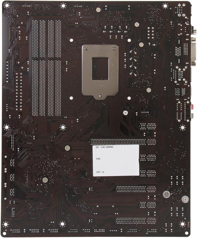 Alt view image 5 of 5 - MSI Z87-G45 Gaming LGA 1150 Intel Z87 HDMI USB 3.0 ATX Pro Gaming with Killer Networking & Sound Blaster Intel Motherboard