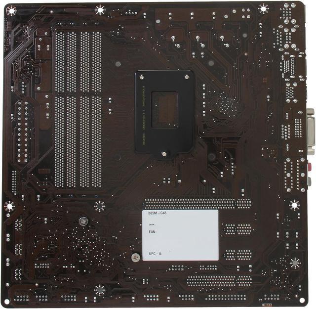 Alt view image 4 of 5 - MSI B85M-G43 LGA 1150 Intel B85 HDMI USB 3.0 Micro ATX High Performance CF Intel Motherboard