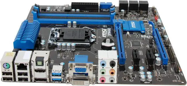 Alt view image 2 of 5 - MSI Z87M-G43 LGA 1150 Intel Z87 HDMI USB 3.0 uATX Intel Motherboard