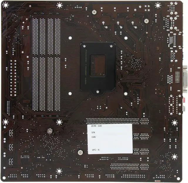 Alt view image 4 of 5 - MSI Z87M-G43 LGA 1150 Intel Z87 HDMI USB 3.0 uATX Intel Motherboard