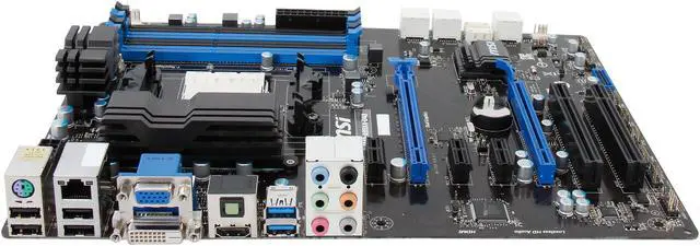 Alt view image 2 of 5 - MSI FM2-A85XA-G43 FM2 AMD A85X (Hudson D4) USB 3.0 HDMI ATX AMD Motherboard