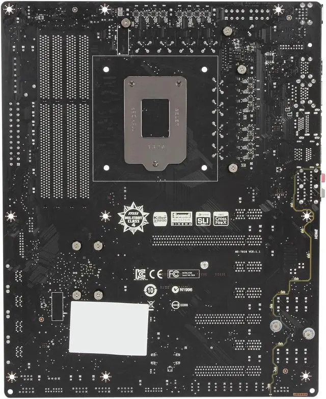 Alt view image 4 of 5 - MSI Z87 MPOWER SP LGA 1150 Intel Z87 HDMI USB 3.0 ATX Intel Motherboard