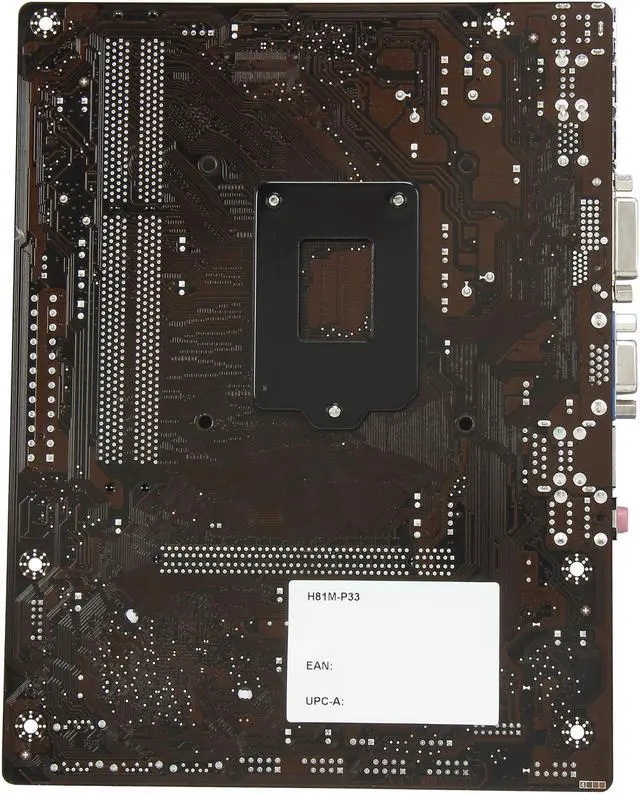 Alt view image 5 of 5 - MSI H81M-P33 LGA 1150 Intel H81 USB 3.0 Micro ATX Intel Motherboard