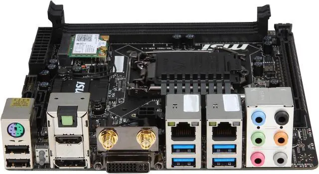 Alt view image 2 of 5 - MSI Z87I AC LGA 1150 Intel Z87 HDMI USB 3.0 Mini ITX Intel Motherboard