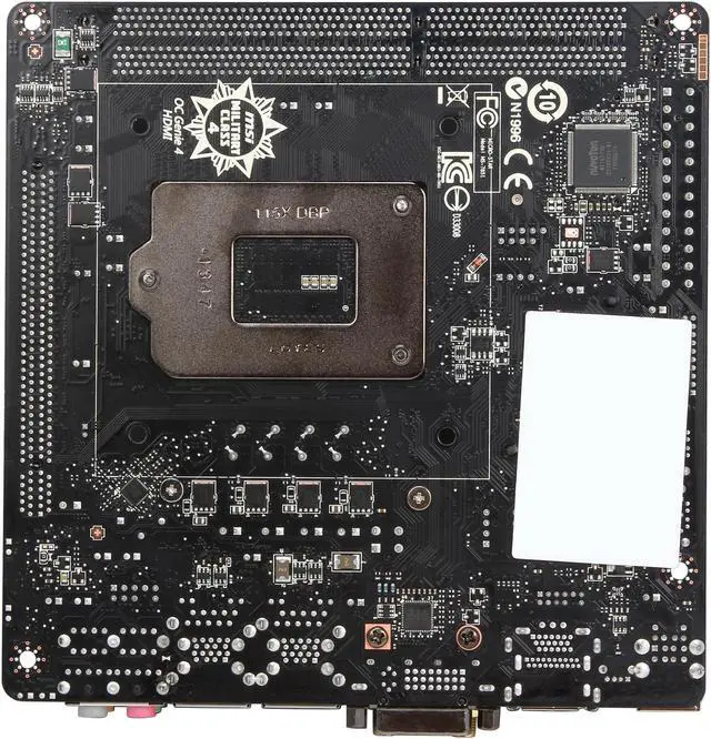 Alt view image 4 of 5 - MSI Z87I AC LGA 1150 Intel Z87 HDMI USB 3.0 Mini ITX Intel Motherboard