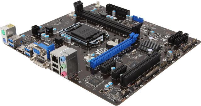 Main image of MSI H81M-E35 LGA 1150 Intel H81 HDMI USB 3.0 Micro ATX Intel Motherboard