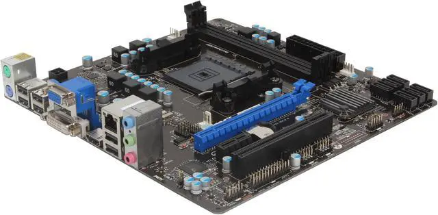 Main image of MSI A55M-E35 FM2+ / FM2 AMD A55 (Hudson D2) HDMI Micro ATX AMD Motherboard