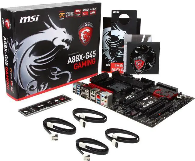 Alt view image 5 of 5 - MSI A88X-G45 GAMING FM2+ / FM2 AMD A88X (Bolton D4) USB 3.0 HDMI ATX AMD Motherboard