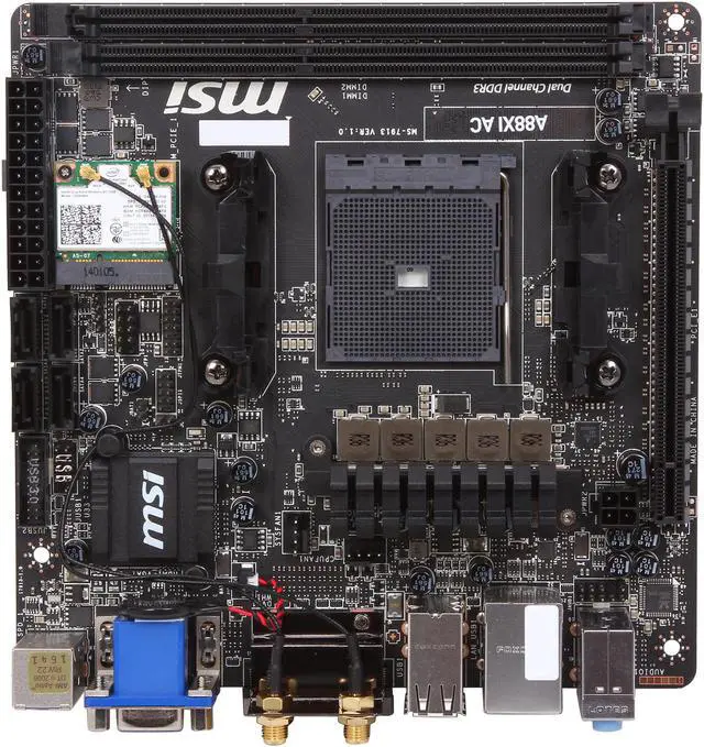 MSI A88XI AC V2 & A10-7860K & DDR3 4GB×2 MSI A88XI AC FM2+ / FM2 Mini ITX AMD Motherboard - Newegg.com
