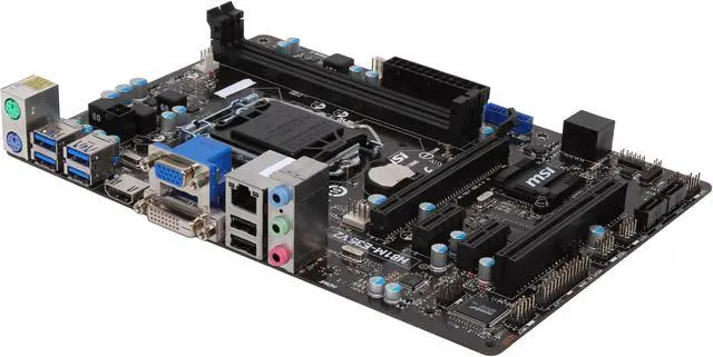 Main image of MSI H81M-E35 V2 LGA 1150 Intel H81 HDMI USB 3.0 Micro ATX Intel Motherboard