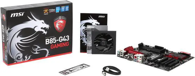 Alt view image 5 of 5 - MSI B85-G43 GAMING LGA 1150 Intel B85 HDMI USB 3.0 ATX Intel Motherboard
