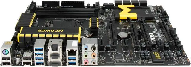 Alt view image 2 of 5 - MSI Z97 MPOWER LGA 1150 Intel Z97 HDMI USB 3.0 ATX Intel Motherboard