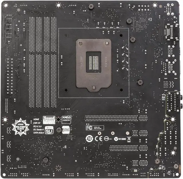 Alt view image 4 of 5 - MSI Z97M Gaming LGA 1150 Intel Z97 HDMI USB 3.0 Micro ATX Intel Motherboard