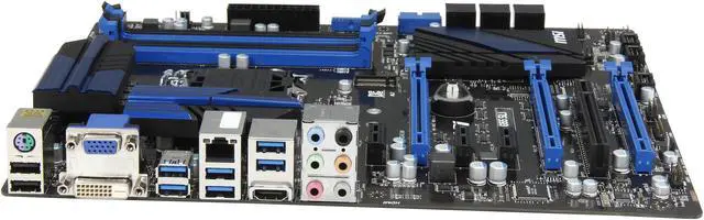 Alt view image 3 of 5 - MSI Z97-G55 SLI LGA 1150 Intel Z97 HDMI USB 3.0 ATX Intel Motherboard