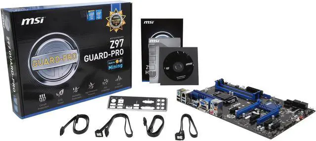 Alt view image 5 of 5 - MSI Z97 Guard-Pro LGA 1150 Intel Z97 USB 3.0 ATX Intel Motherboard