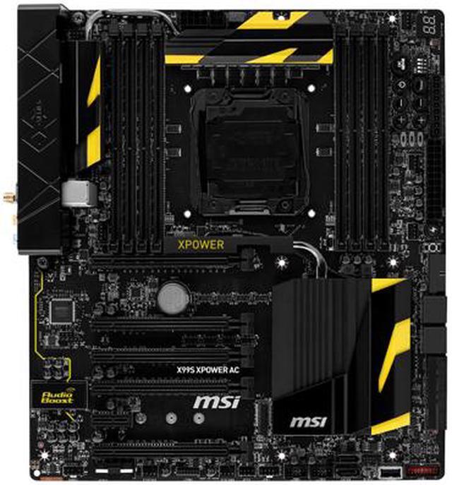 Alt view image 5 of 6 - MSI X99S XPOWER AC LGA 2011-v3 Intel X99 USB 3.0 Extended ATX Intel Motherboard