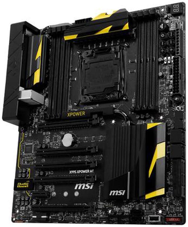 Alt view image 4 of 6 - MSI X99S XPOWER AC LGA 2011-v3 Intel X99 USB 3.0 Extended ATX Intel Motherboard