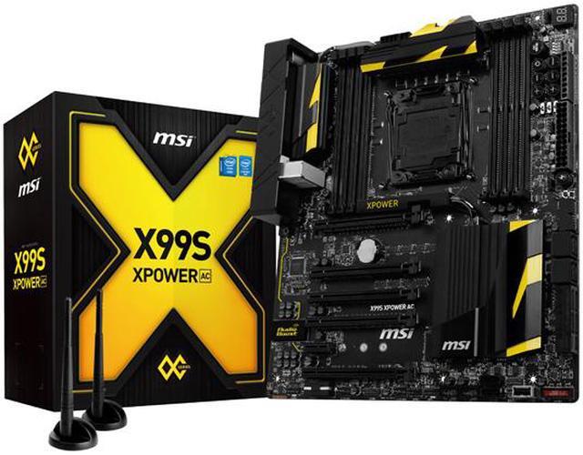 Alt view image 6 of 6 - MSI X99S XPOWER AC LGA 2011-v3 Intel X99 USB 3.0 Extended ATX Intel Motherboard