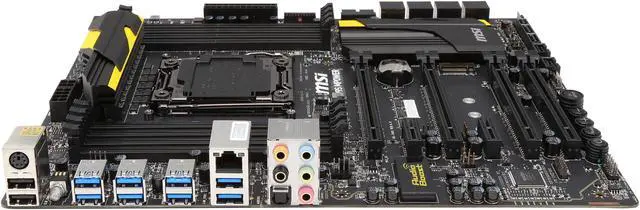 Alt view image 3 of 5 - MSI X99S MPOWER LGA 2011-v3 Intel X99 USB 3.0 ATX Intel Motherboard