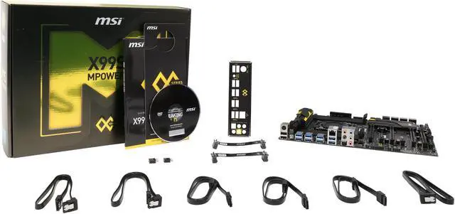 Alt view image 6 of 5 - MSI X99S MPOWER LGA 2011-v3 Intel X99 USB 3.0 ATX Intel Motherboard