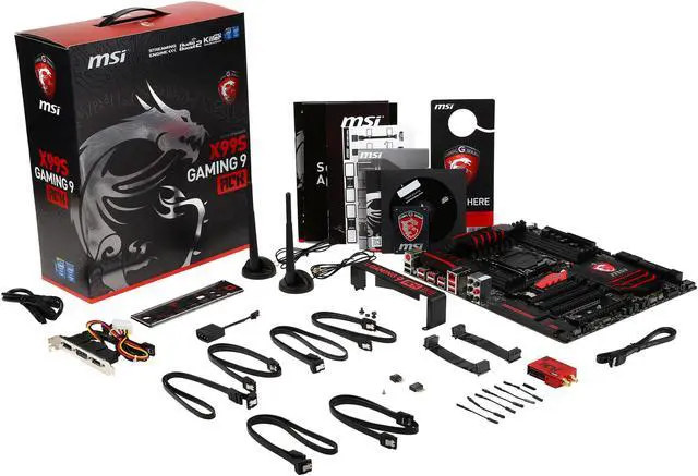 Alt view image 5 of 5 - MSI MSI Gaming X99S Gaming 9 ACK LGA 2011-v3 Intel X99 USB 3.0 Extended ATX Intel Motherboard