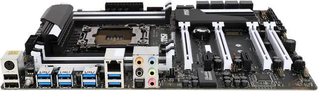 Alt view image 2 of 5 - MSI X99S SLI Krait Edition LGA 2011-v3 Intel X99 USB 3.0 ATX Intel Motherboard