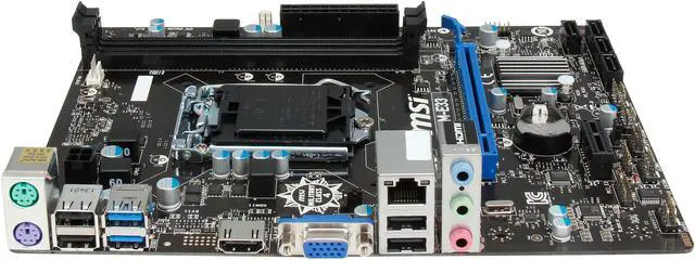 Alt view image 2 of 4 - MSI H81M-E33 LGA 1150 Intel H81 HDMI SATA 6Gb/s USB 3.0 Micro ATX Intel Motherboard