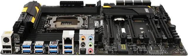 Alt view image 3 of 5 - MSI X99A MPOWER LGA 2011-v3 Intel X99 USB 3.1 USB 3.0 ATX Intel Motherboard