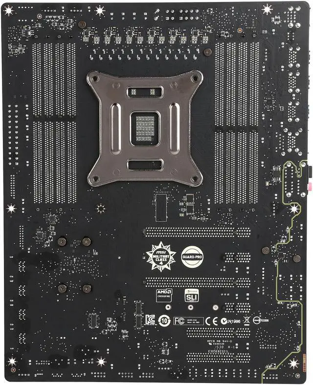 Alt view image 4 of 5 - MSI X99A SLI KRAIT EDITION LGA 2011-v3 Intel X99 USB 3.1 USB 3.0 ATX Intel Motherboard