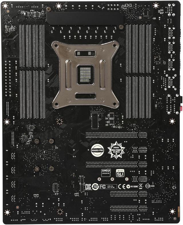 Alt view image 5 of 5 - MSI X99A SLI PLUS LGA 2011-v3 Intel X99 USB 3.1 USB 3.0 ATX Intel Motherboard