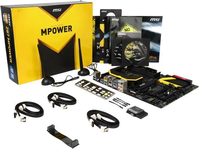 Alt view image 5 of 5 - MSI Z87 MPOWER-R LGA 1150 Intel Z87 HDMI SATA 6Gb/s USB 3.0 ATX Extreme OC Flagship High Performance Triple CFX/ SLI Platform Intel Motherboard Certified Refurbished