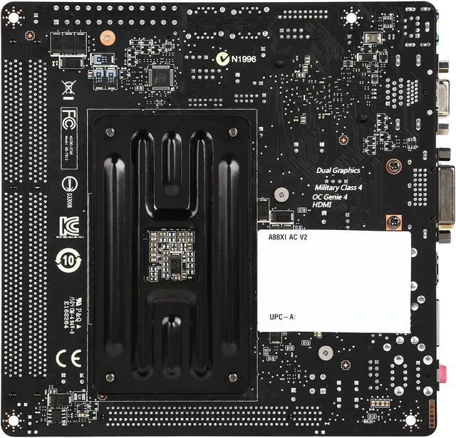 Alt view image 4 of 5 - MSI A88XI AC V2 FM2+ AMD A88X USB 3.0 HDMI Mini ITX AMD Motherboard