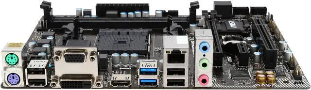Alt view image 2 of 5 - MSI A68HM-GRENADE FM2+ AMD A68H USB 3.0 HDMI Micro ATX AMD Motherboard