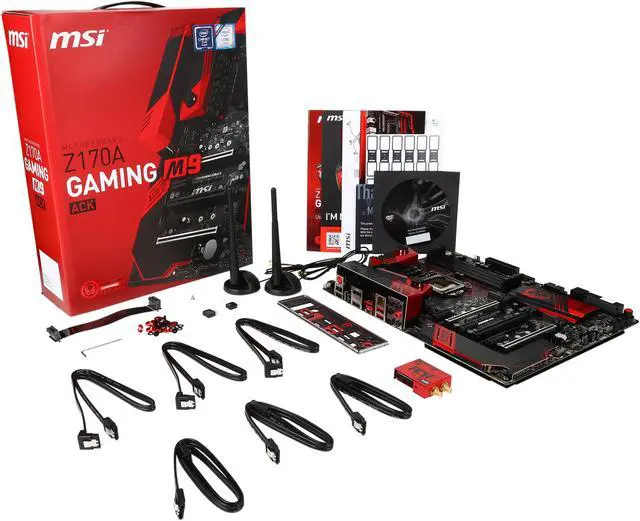 Alt view image 5 of 5 - MSI MSI Gaming Z170A GAMING M9 ACK LGA 1151 Intel Z170 HDMI USB 3.1 ATX Intel Motherboard