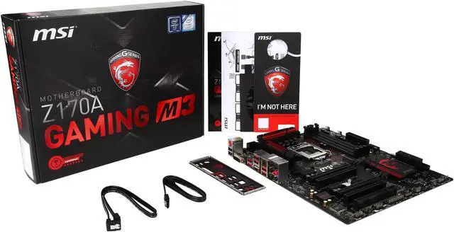 Alt view image 5 of 5 - MSI Z170A GAMING M3 LGA 1151 Intel Z170 HDMI USB 3.1 ATX Intel Motherboard