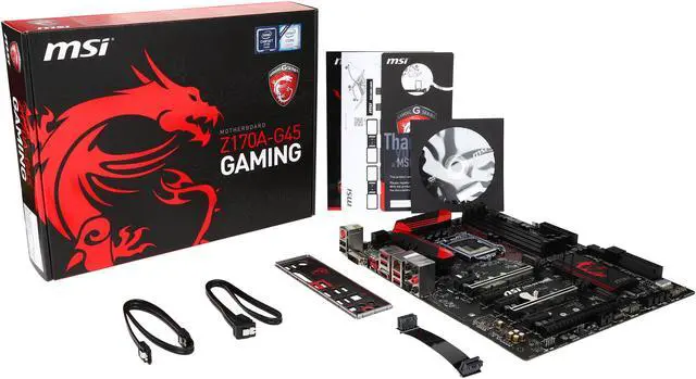 Alt view image 5 of 5 - MSI MSI Gaming Z170A-G45 Gaming LGA 1151 Intel Z170 HDMI USB 3.1 USB 3.0 ATX Intel Motherboard