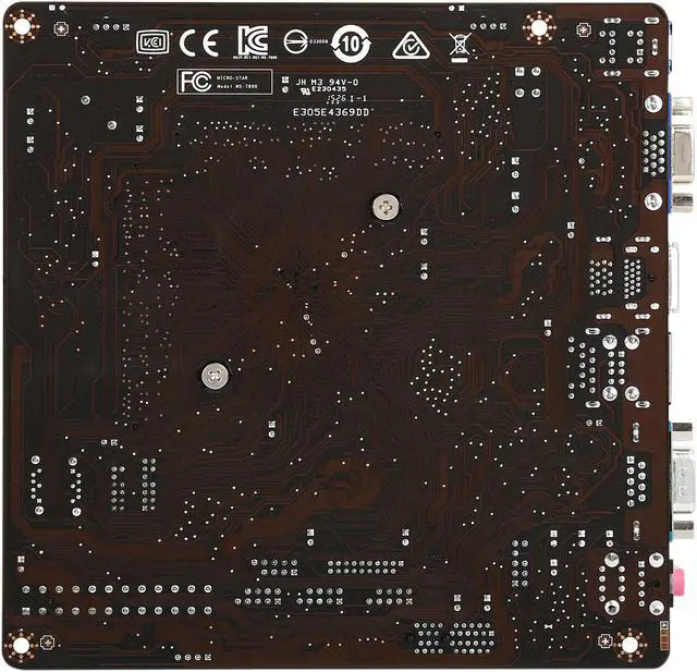 Alt view image 4 of 5 - MSI N3150I ECO Intel N3150 Quad Core 6W Intel Braswell Mini ITX Motherboard / CPU Combo