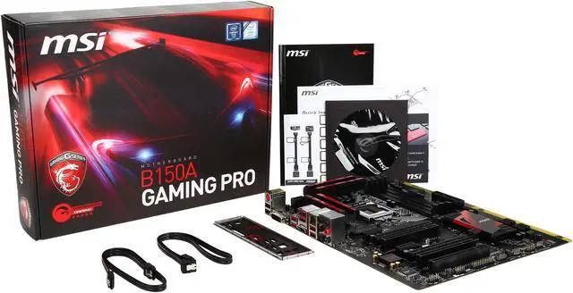 Alt view image 5 of 5 - MSI MSI Gaming B150A Gaming Pro LGA 1151 Intel B150 HDMI USB 3.1 ATX Intel Motherboard
