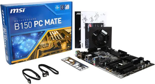 Alt view image 5 of 5 - MSI B150 PC Mate LGA 1151 Intel B150 HDMI USB 3.1 ATX Intel Motherboard