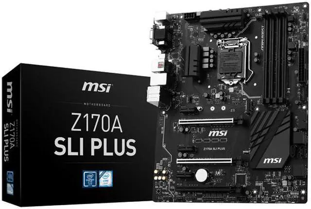 Alt view image 6 of 6 - MSI Z170A SLI Plus LGA 1151 Intel Z170 HDMI USB 3.1 ATX Intel Motherboard