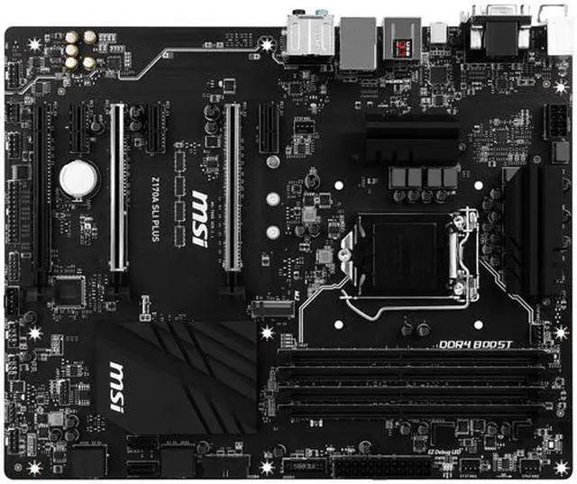 Alt view image 4 of 6 - MSI Z170A SLI Plus LGA 1151 Intel Z170 HDMI USB 3.1 ATX Intel Motherboard