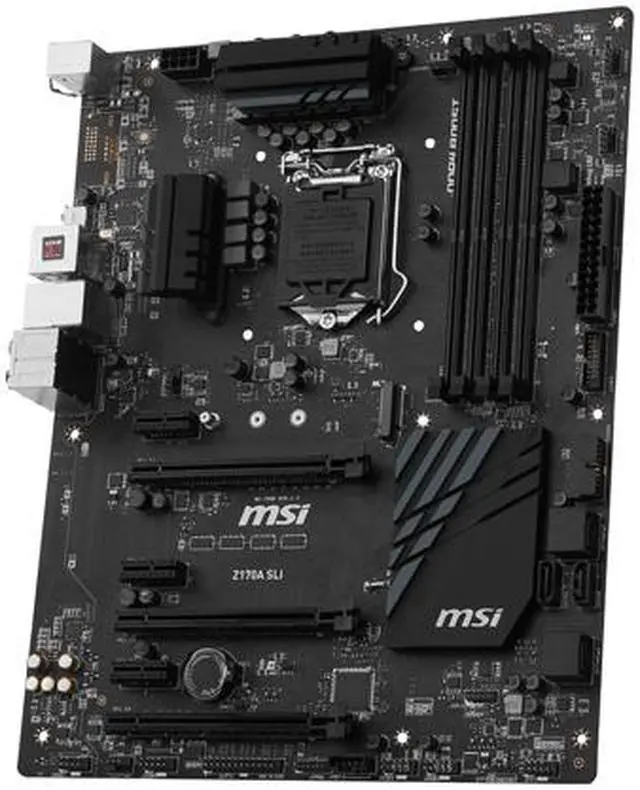 Alt view image 4 of 5 - MSI Z170A SLI LGA 1151 Intel Z170 USB 3.1 ATX Intel Motherboard